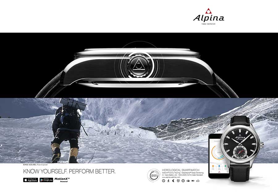  Alpina AL-285BS5AQ6 Horological Smartwatch  