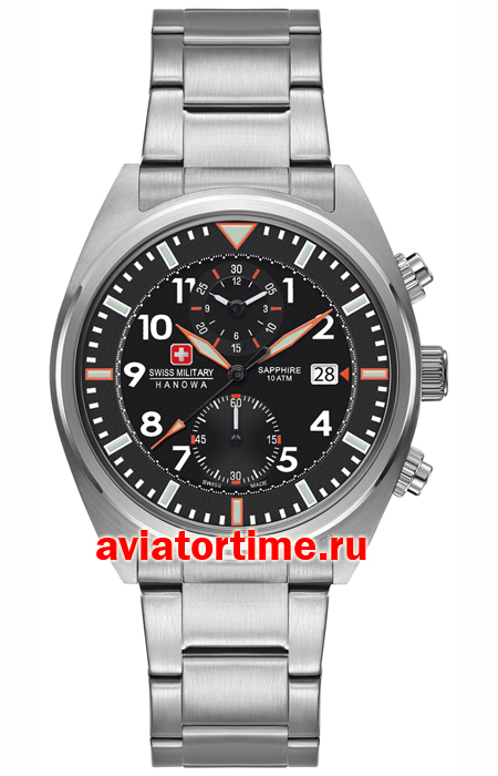    Swiss Military Hanova 6-5227.04.007 Airborne 