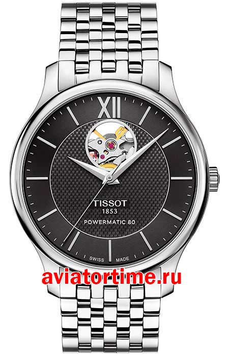    Tissot T063.907.11.058.00 TRADITION POWERMATIC 80 OPEN HEART