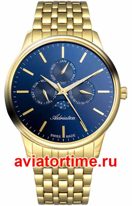    Adriatica A8262.1115QF Moonphase for Him