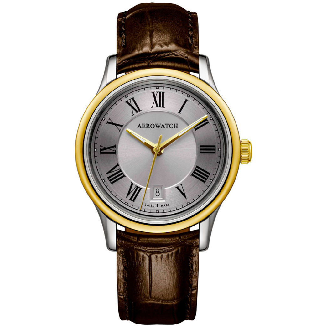 Мужские швейцарские часы Aerowatch A 24962 BI01 Les Grandes Classiques