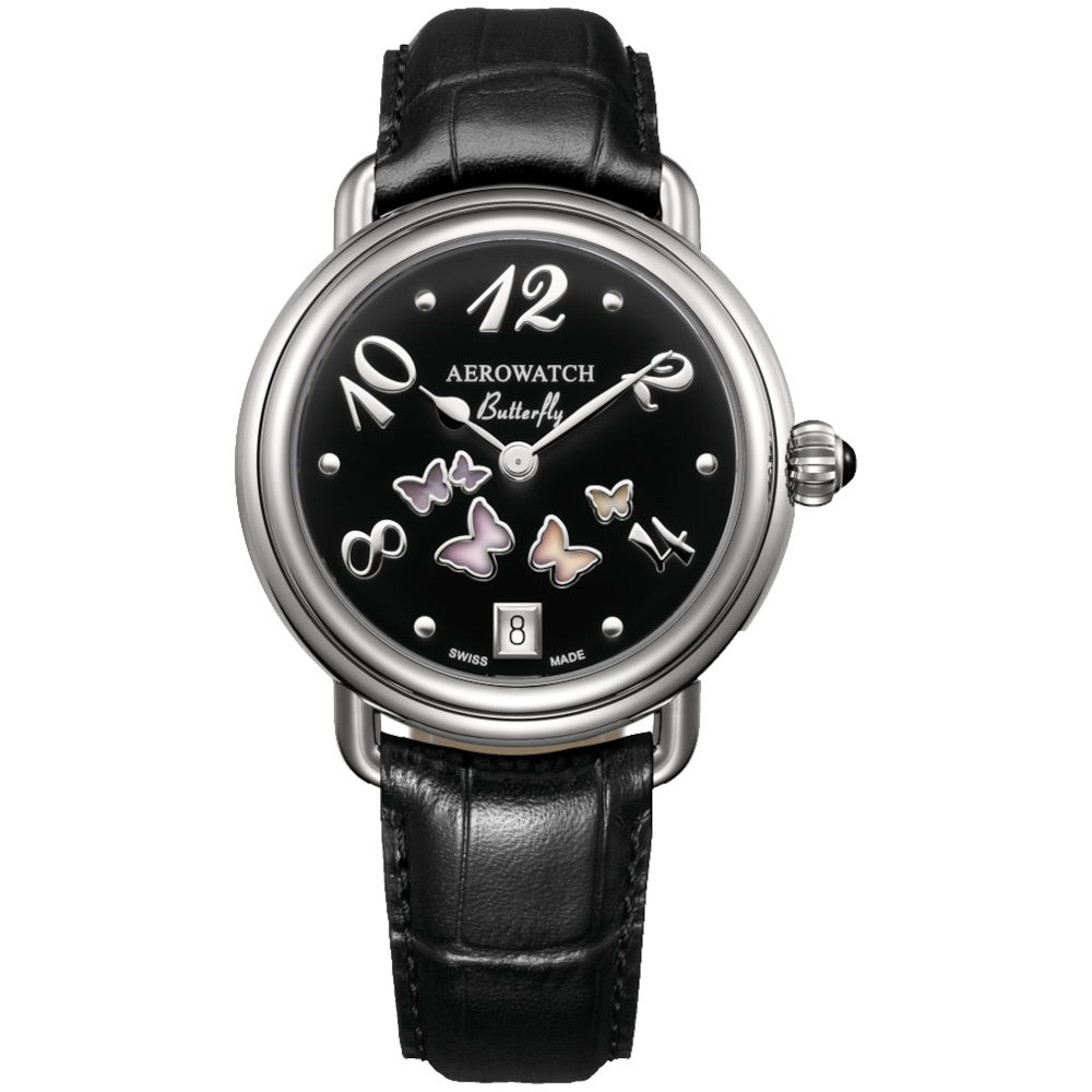 Женские швейцарские часы Aerowatch A 44960 AA03 Коллекция 1942 Collection Butterfly