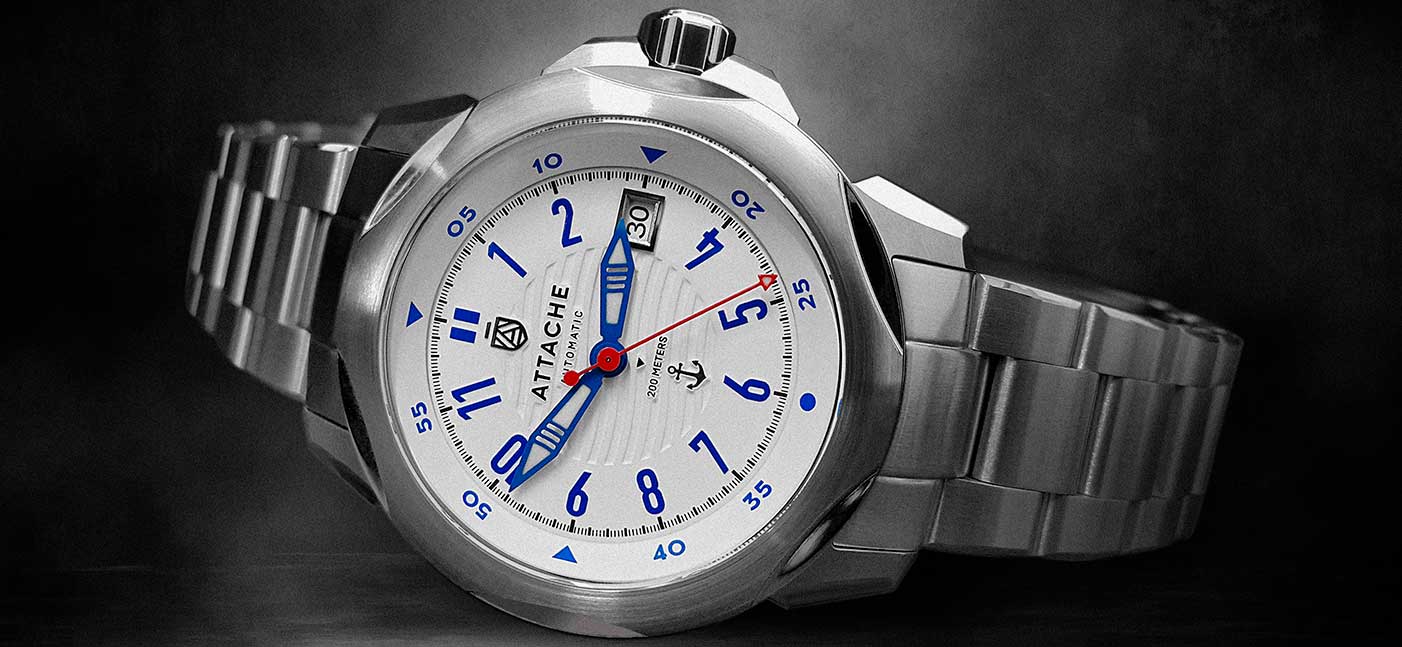 ���� Attache Marine Automatic SWHITE-BLUE2 �����15