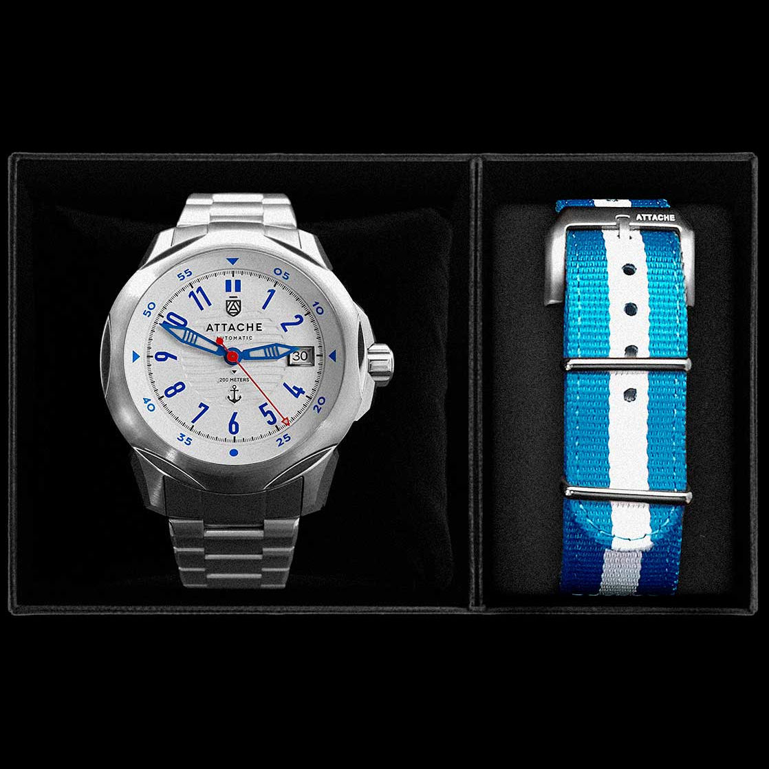 ���� Attache Marine Automatic SWHITE-BLUE2 �����4