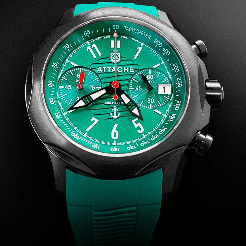 ���� Attache Marine Chrono BGREEN1 �����3