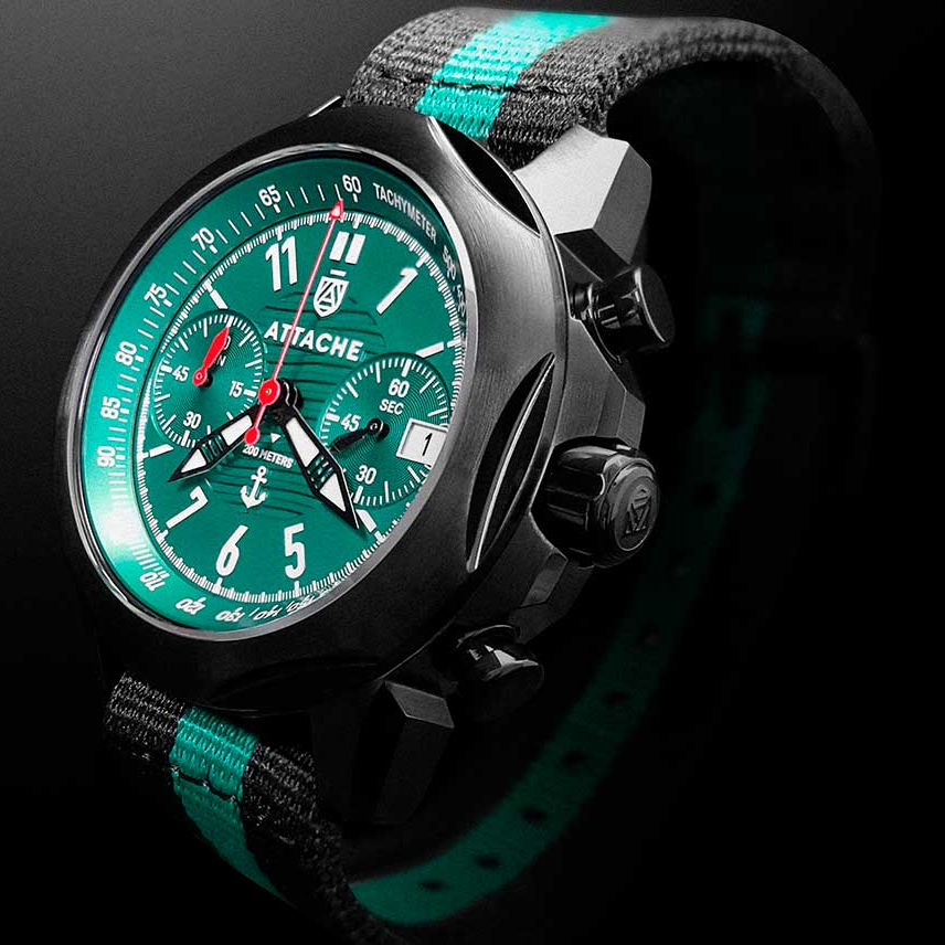 ���� Attache Marine Chrono BGREEN1 �����4