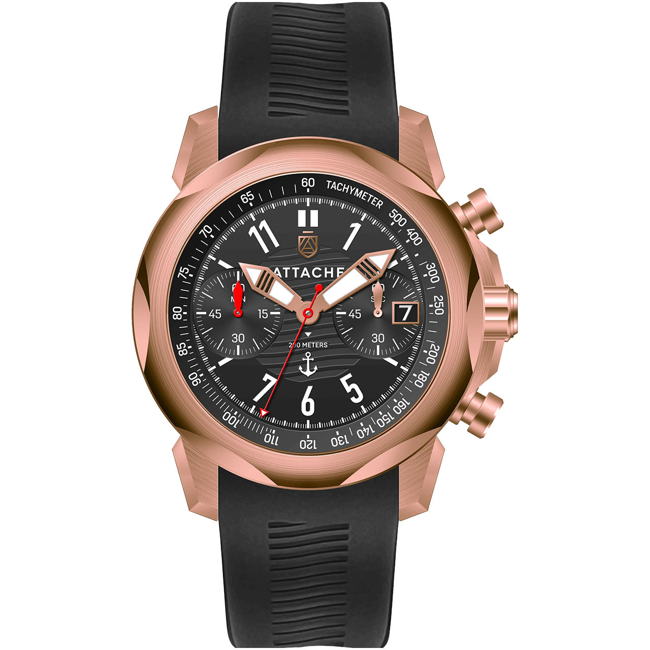 ���� Attache Marine Chrono BRBLACK1