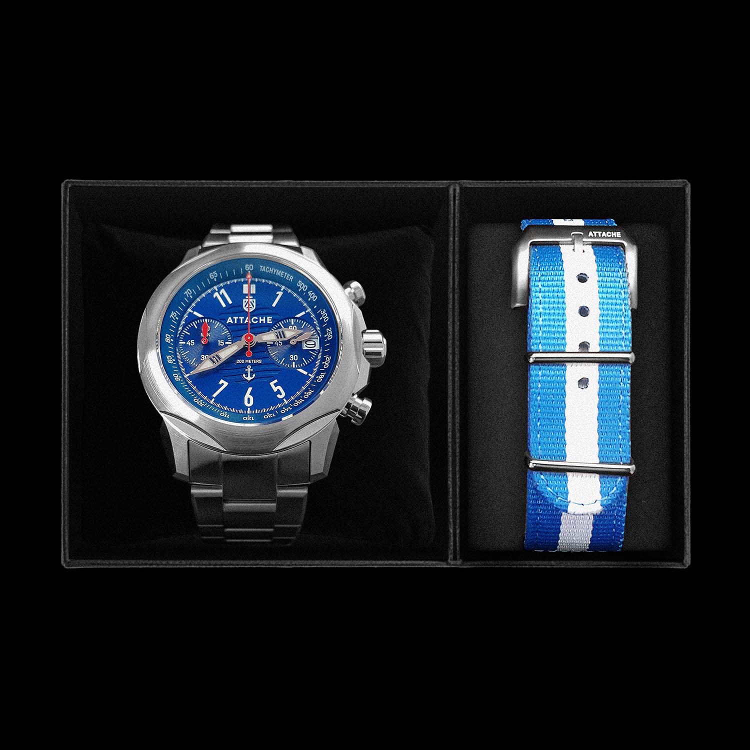  Attache Marine Chrono SBLUE2 6