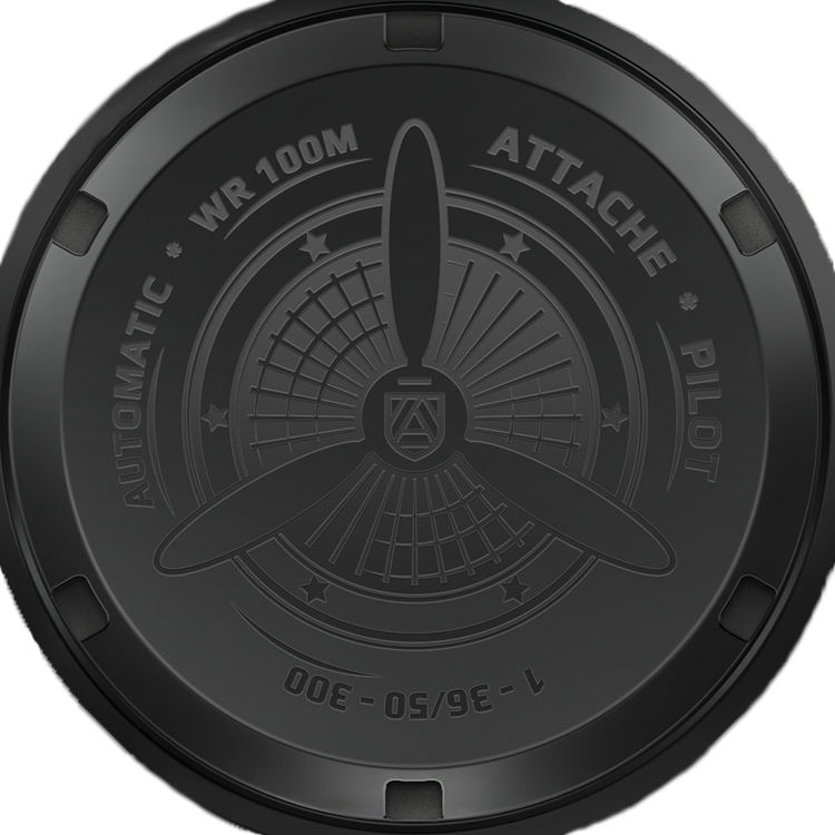  Attache Pilot Black-BY-Biege  