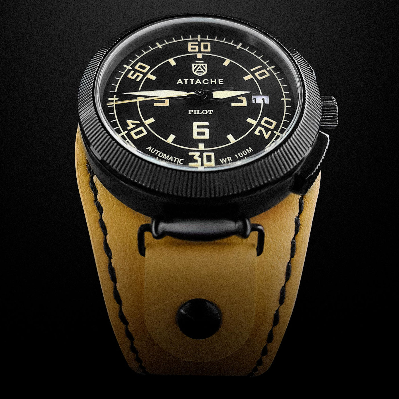  Attache Pilot Black-BY-Biege 3