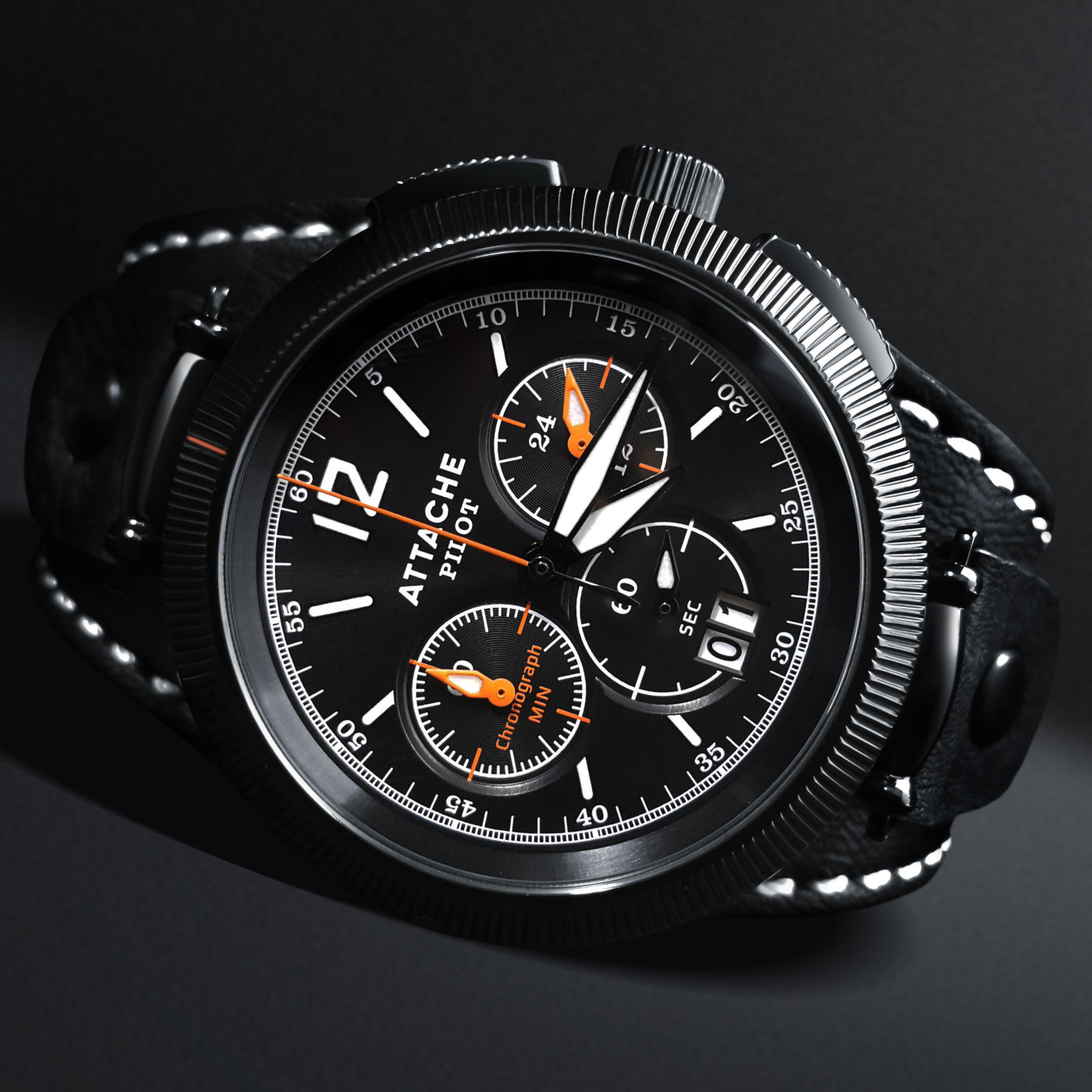  Attache Pilot Chrono BBlack 6