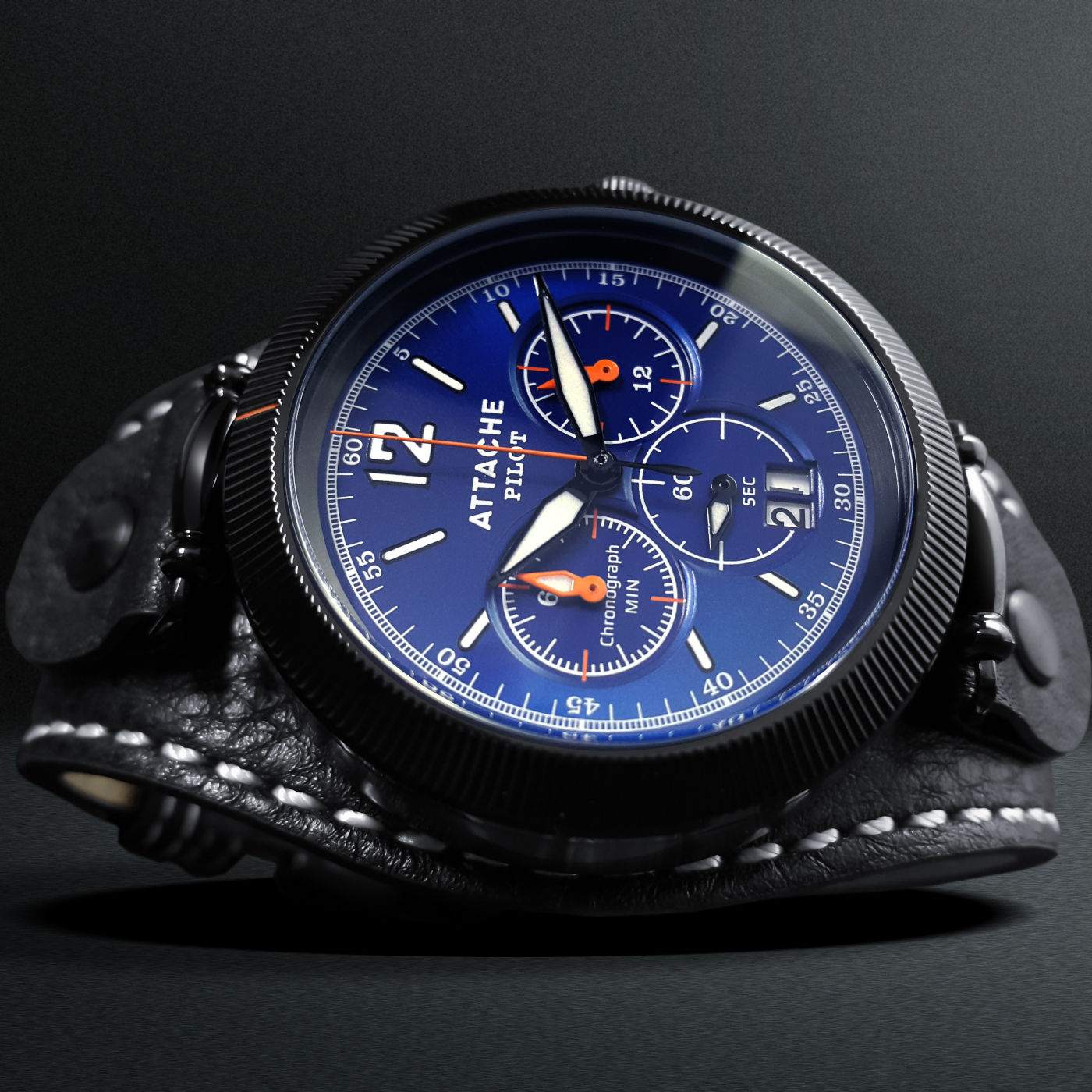  Attache Pilot Chrono BBlue 4