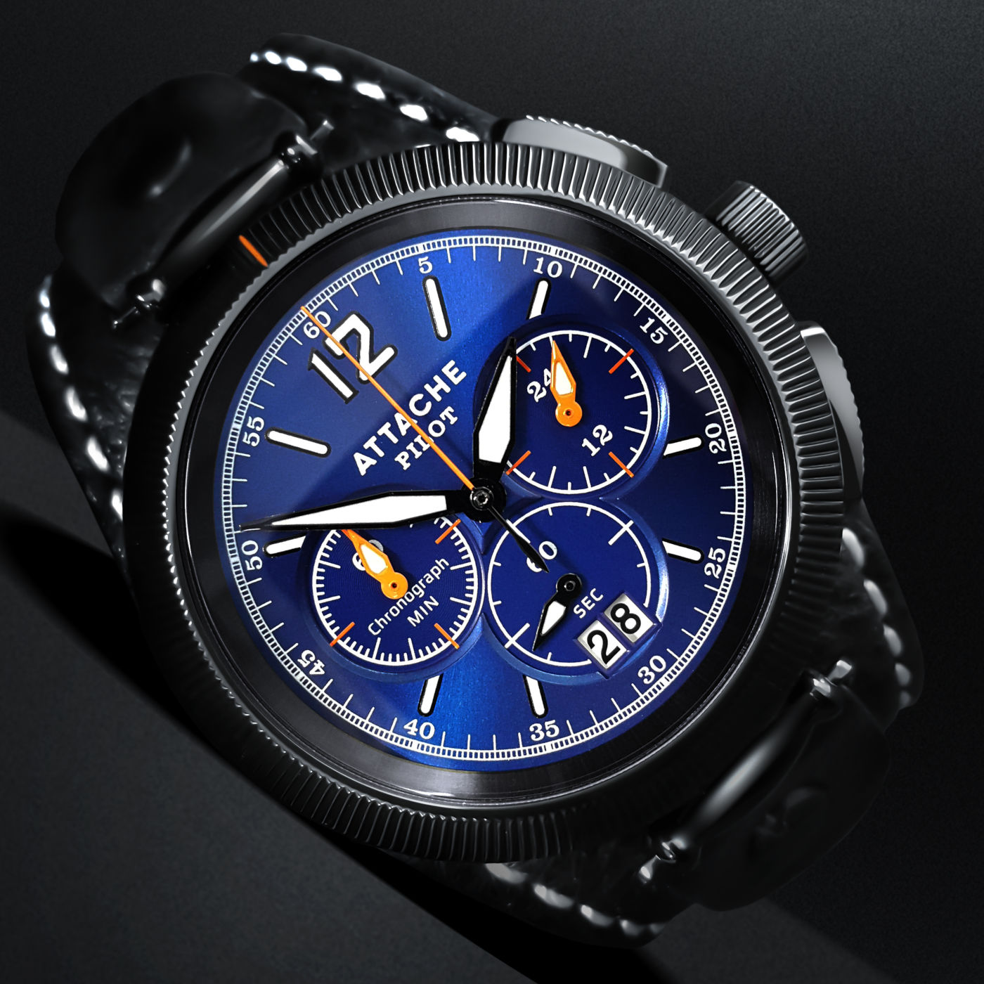  Attache Pilot Chrono BBlue 6