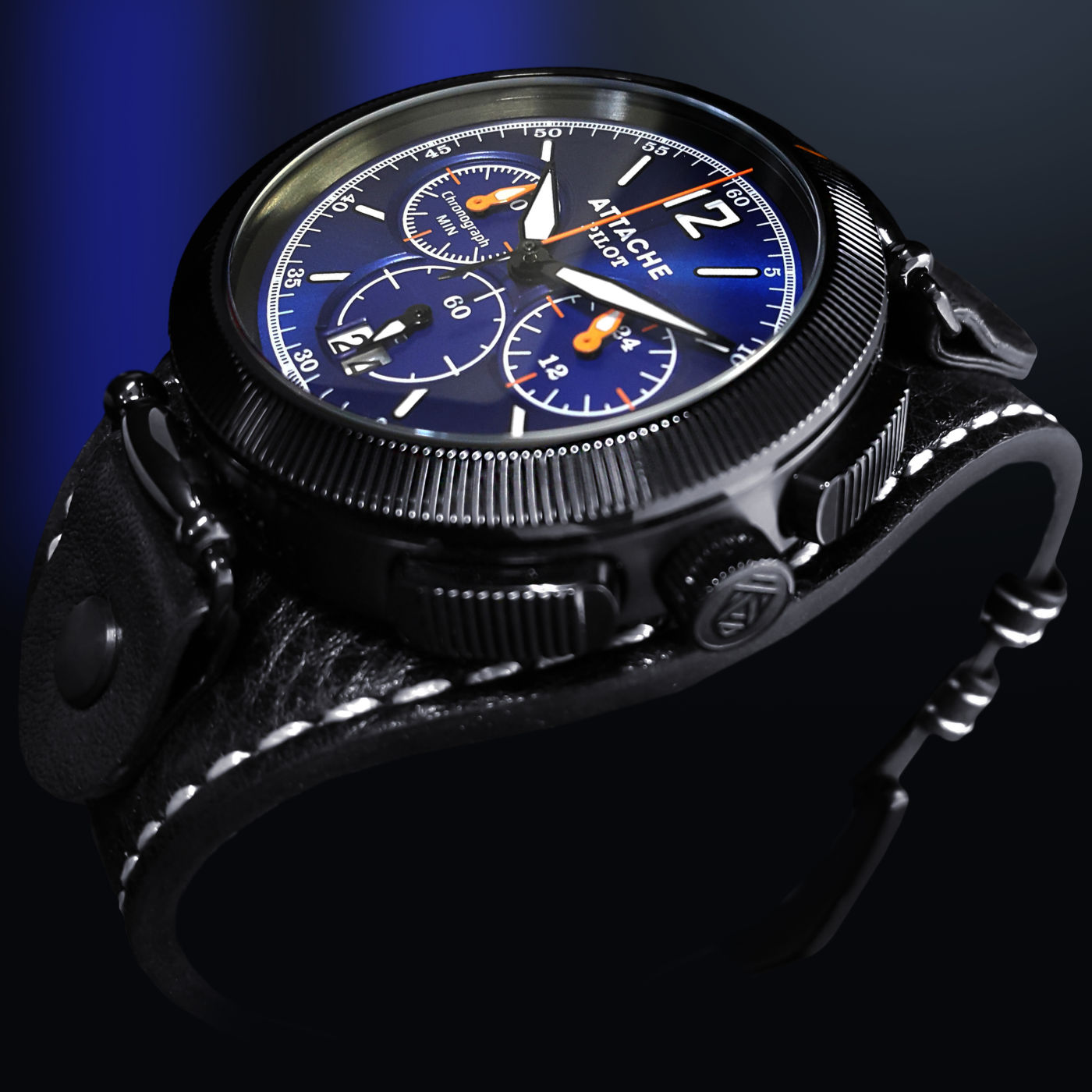  Attache Pilot Chrono BBlue 7