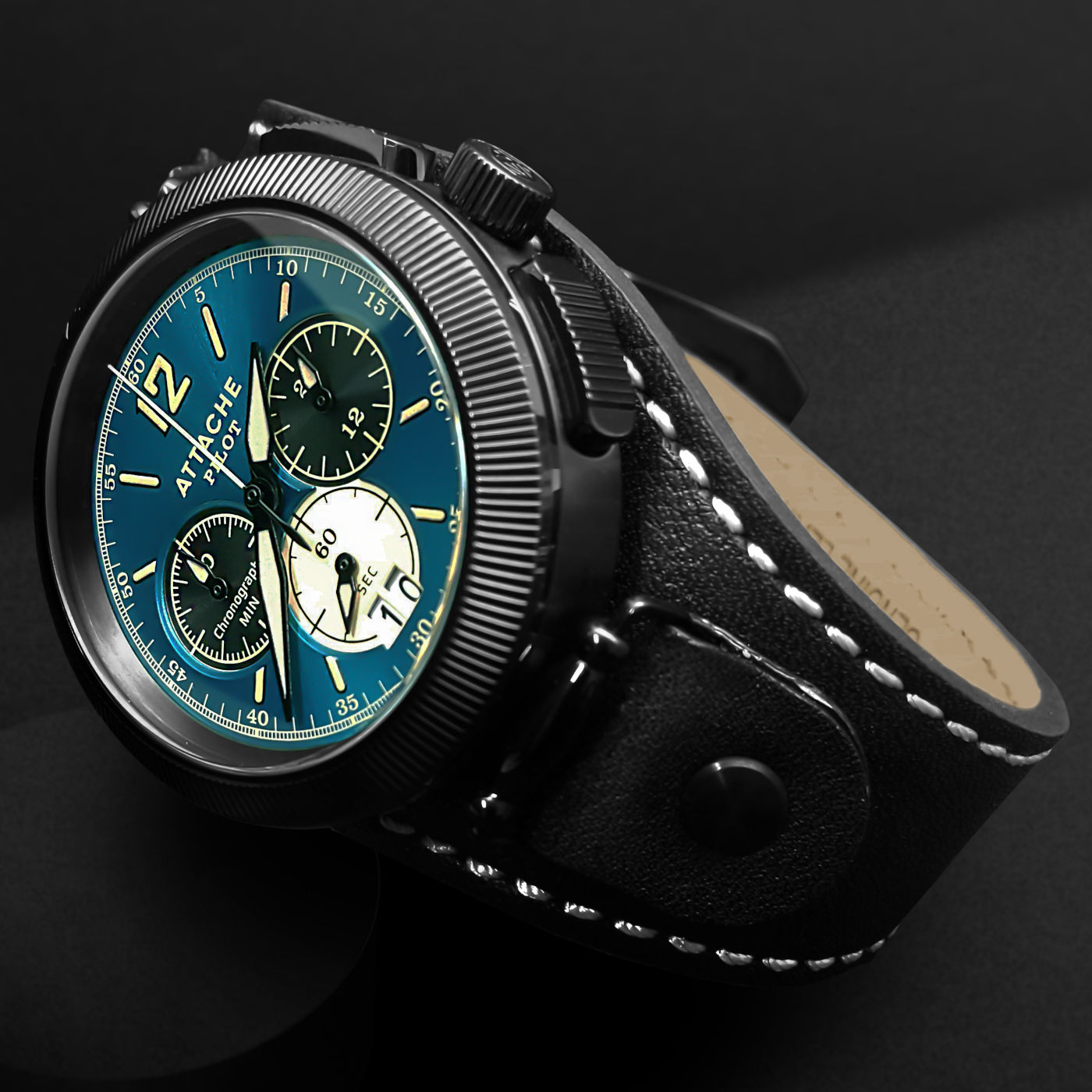  Attache Pilot Chrono BGreen 4