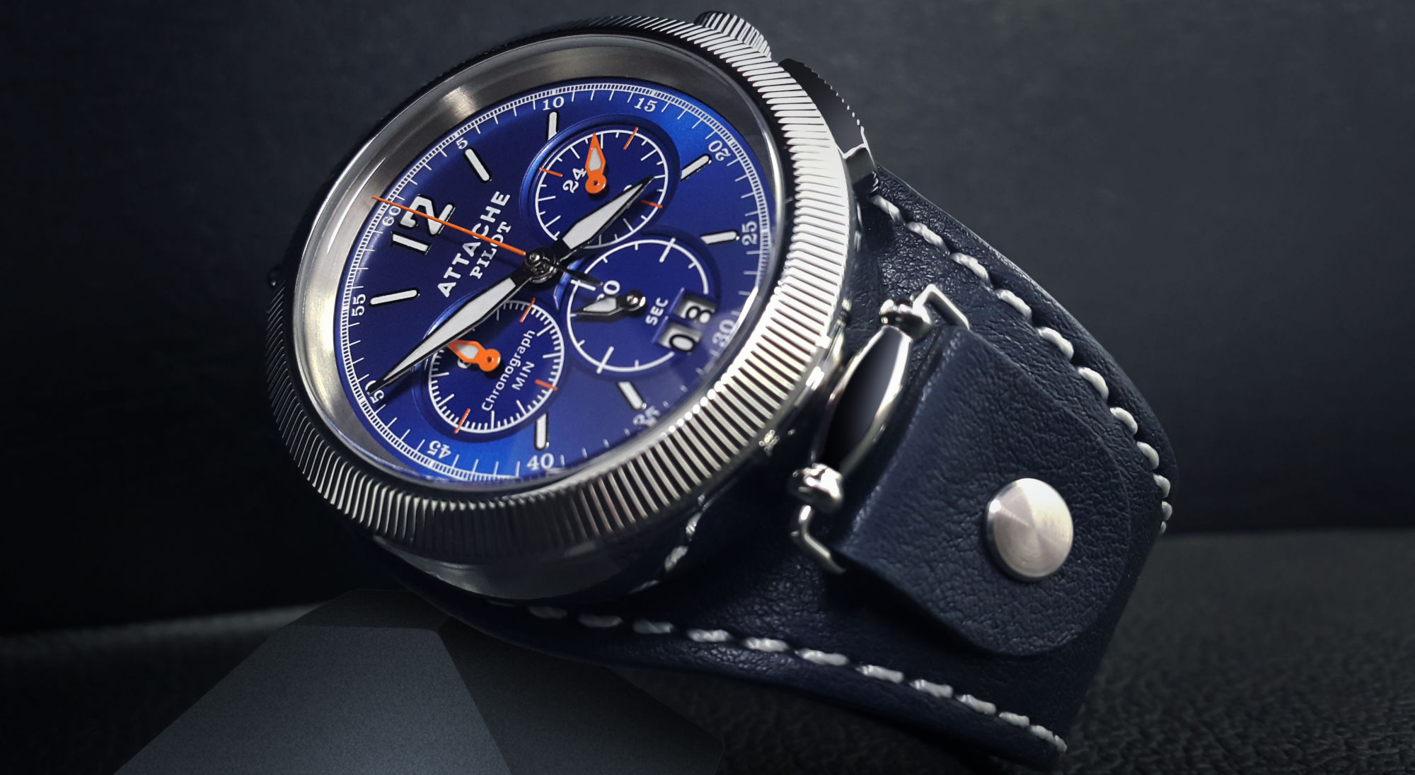  Attache Pilot Chrono BSBlue  .