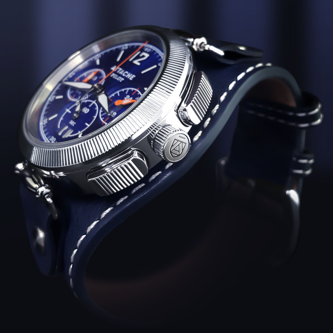  Attache Pilot Chrono SBlue 4