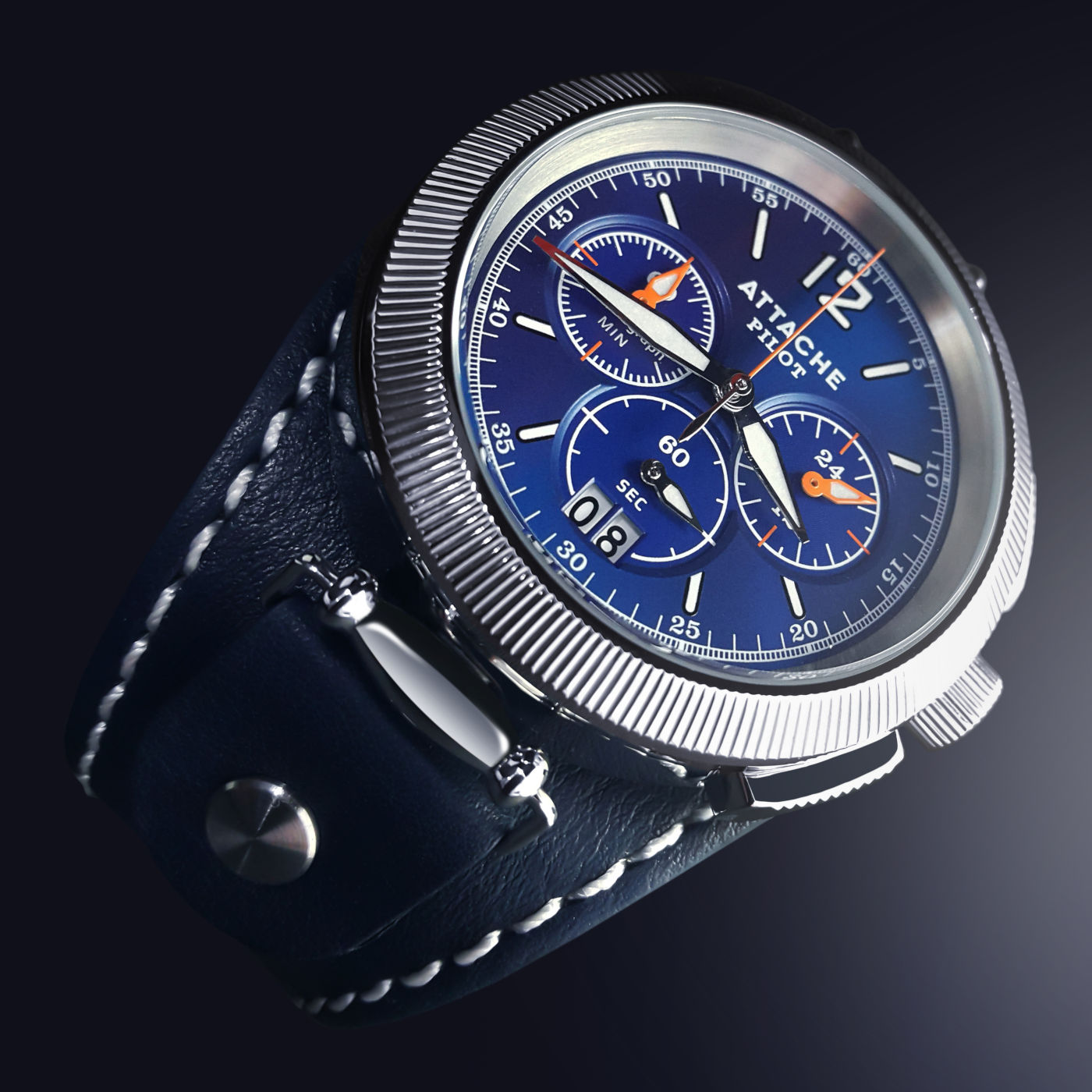  Attache Pilot Chrono SBlue 5