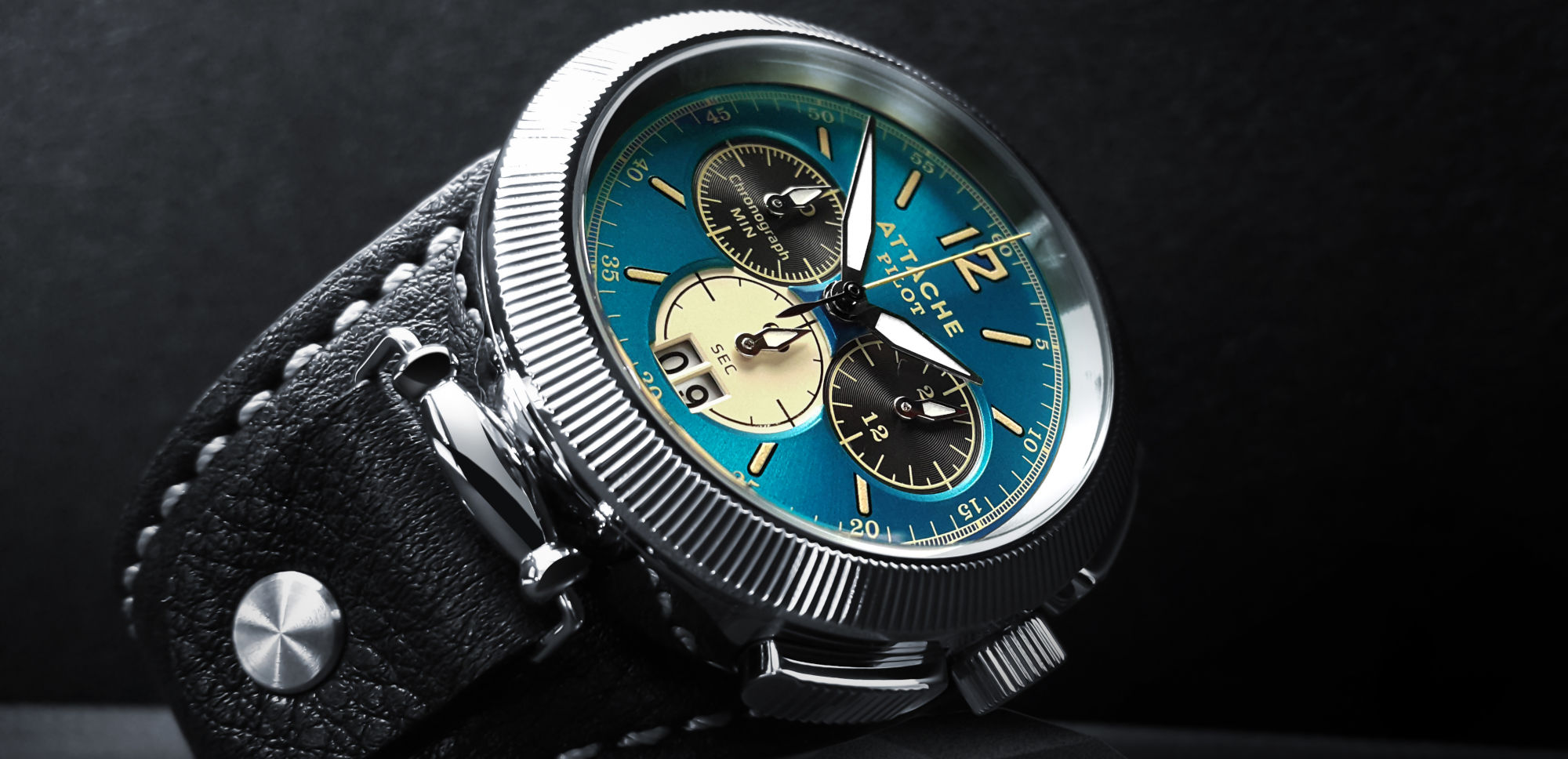  Attache Pilot Chrono BSGreen  .