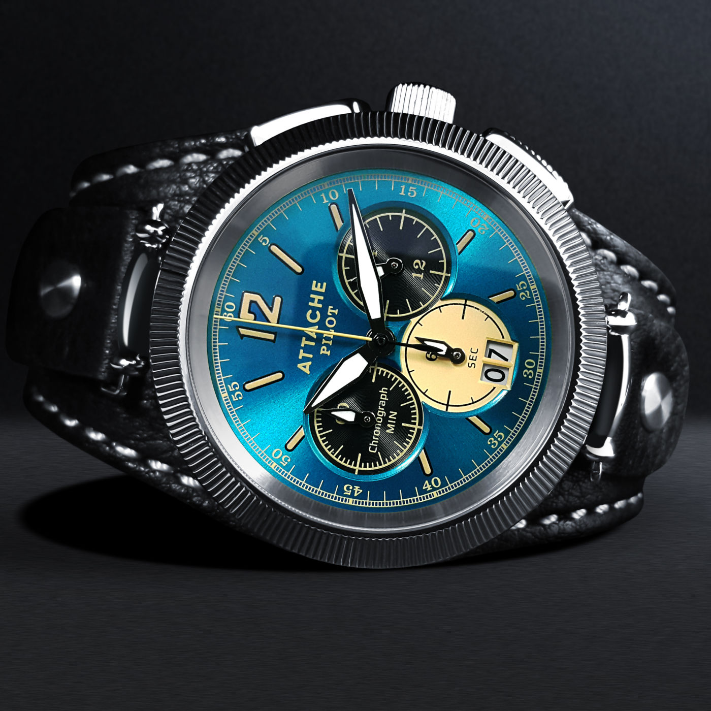  Attache Pilot Chrono SGreen 3