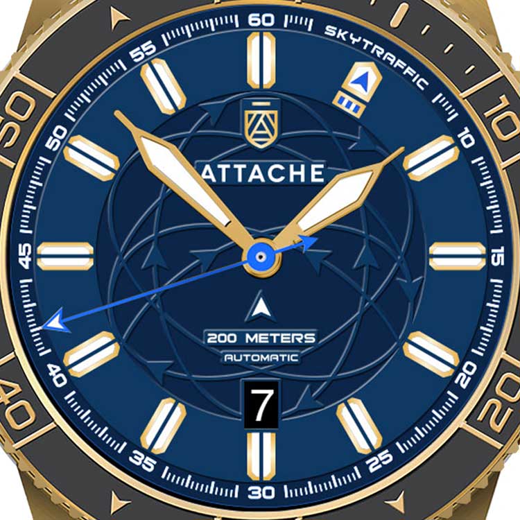 ���� Attache SKY AUTOMATIC GBLUE �����1