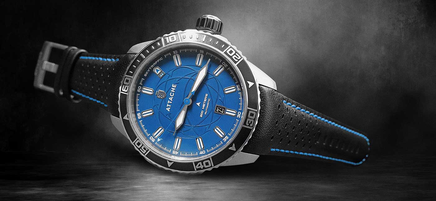 ���� Attache SKYTRAFFIC Automatic�Steel�Blue.