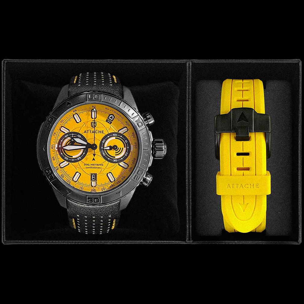 ���� Attache SKY CHRONO BYELLOW �����5