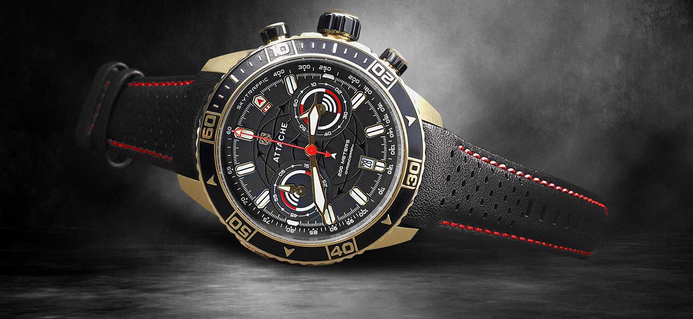 ���� Attache SKYTRAFFIC Chrono�Black�Black.