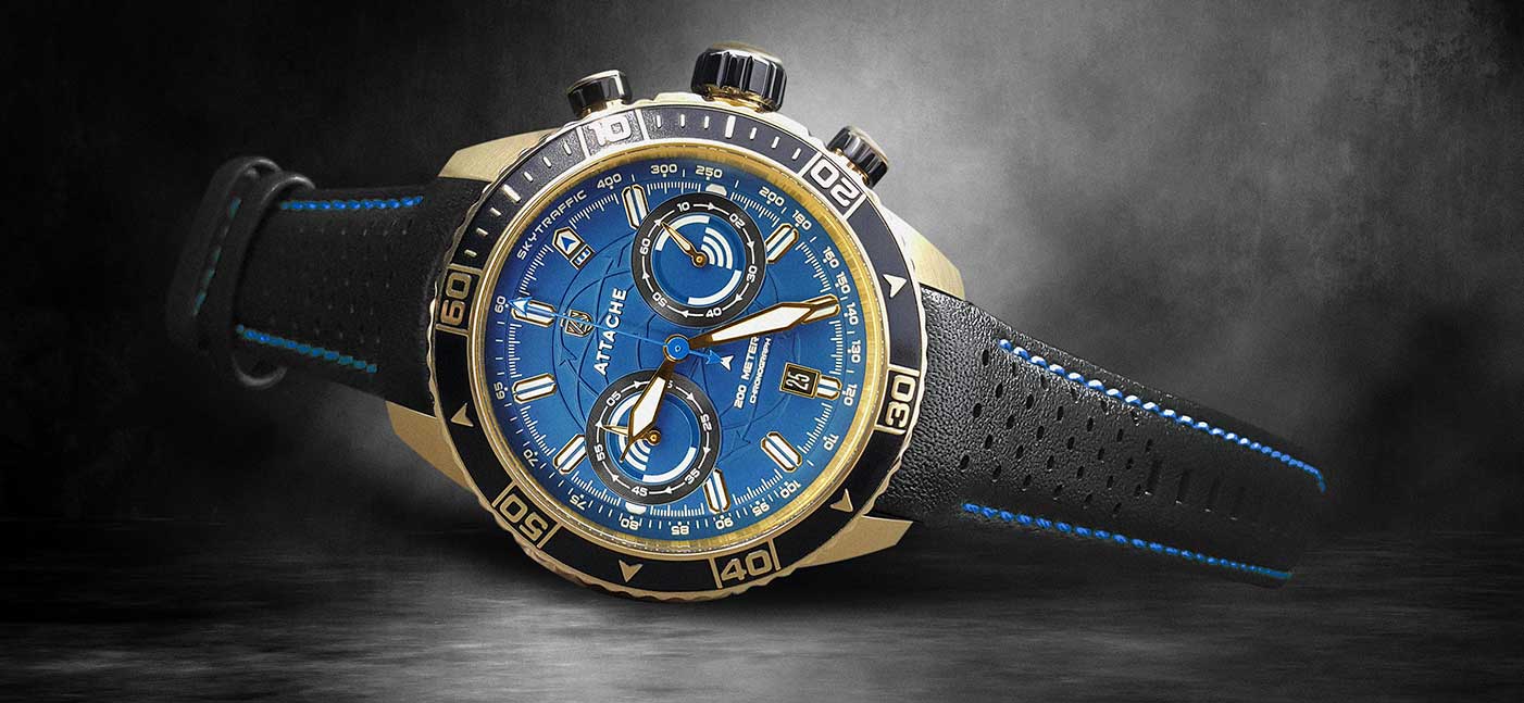 ���� Attache SKYTRAFFIC Chrono�Black�Black.