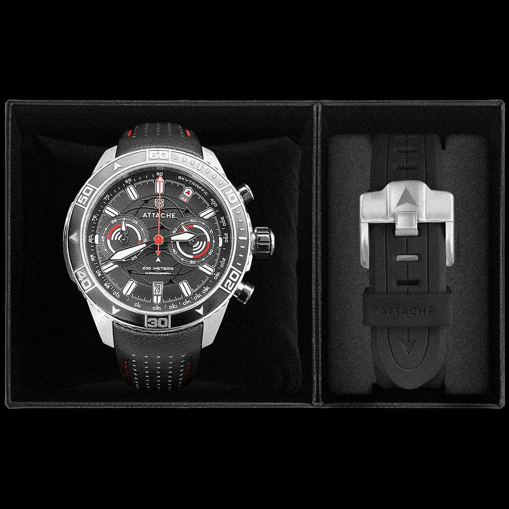 ���� Attache SKY CHRONO SBLACK �����5
