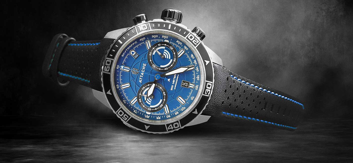���� Attache SKYTRAFFIC Chrono�Blue�Blue.