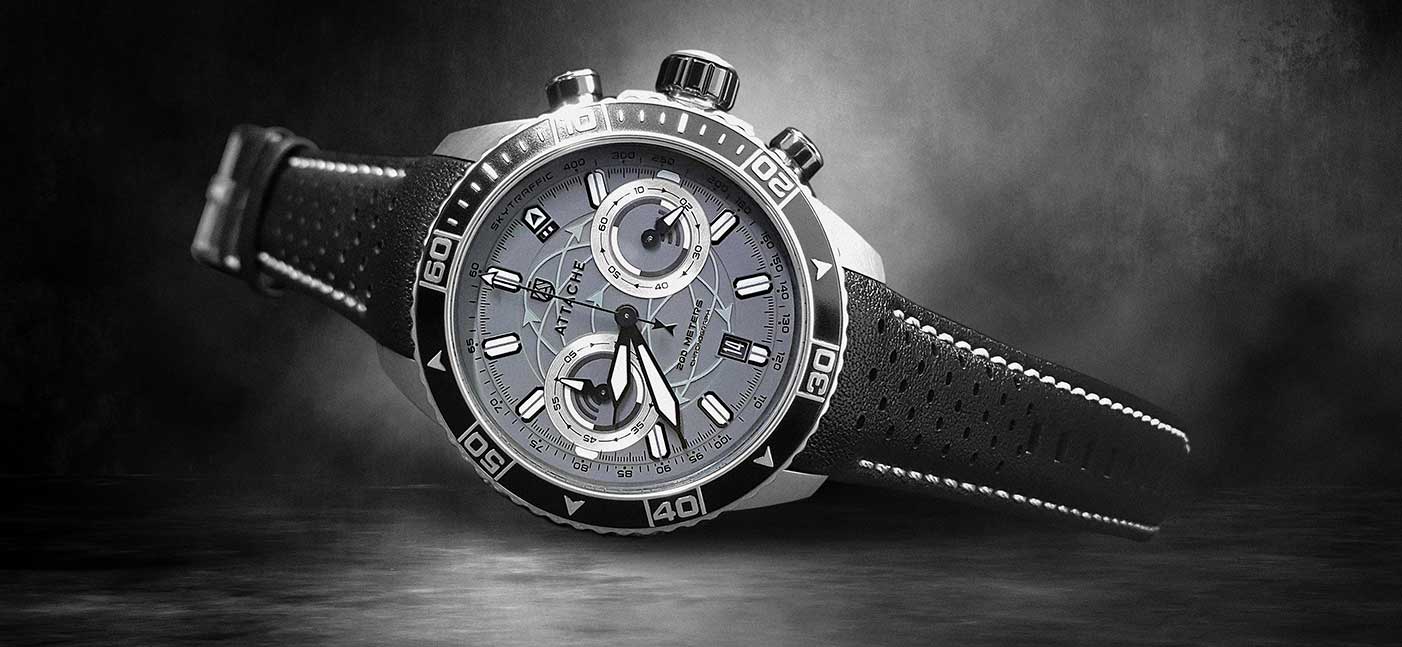 ���� Attache SKYTRAFFIC Chrono�Grey�Grey.