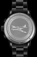 часы Aviator VINTAGE AIRACOBRA CHRONO, задняя крышка часов на браслете
