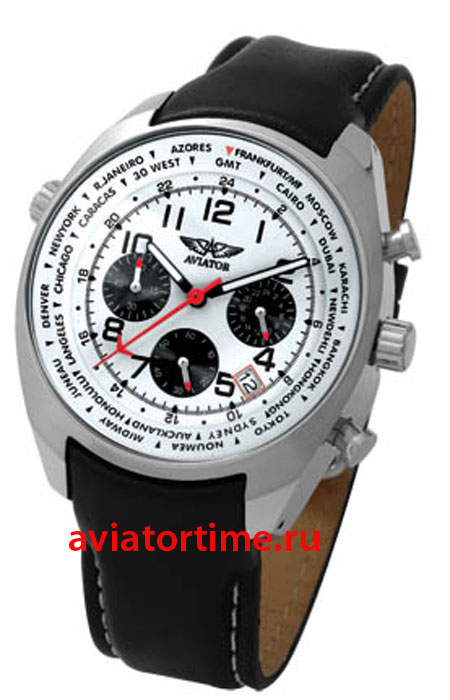 Российские кварцевые часы Полет Авиатор AVW5839G4 мужские наручные часы от Волмакс.