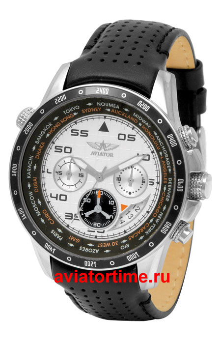 Российские кварцевые часы Полет Авиатор AVW7770G58 мужские наручные часы от Волмакс.
