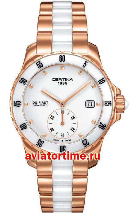 Женскиее швейцарские часы Certina C014.235.33.011.00 DS FIRST LADY CERAMIC