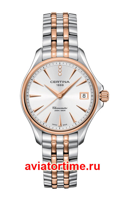 Женские швейцарские часы Certina C032.051.22.036.00 DS Action Lady Diamonds