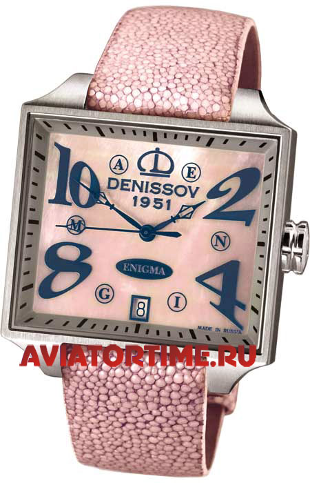 Российские часы Денисов Энигма DENISSOV  ENIGMA 2824.4027.0.579 женские механические часы с автоподзаводом