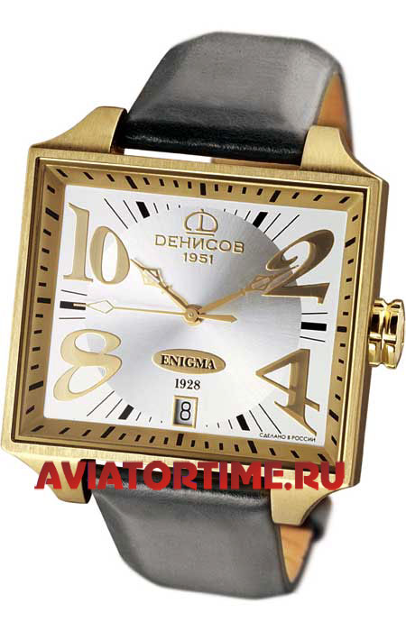Российские часы Денисов Энигма DENISSOV  ENIGMA 2824.4027.7.577 механические часы с автоподзаводом