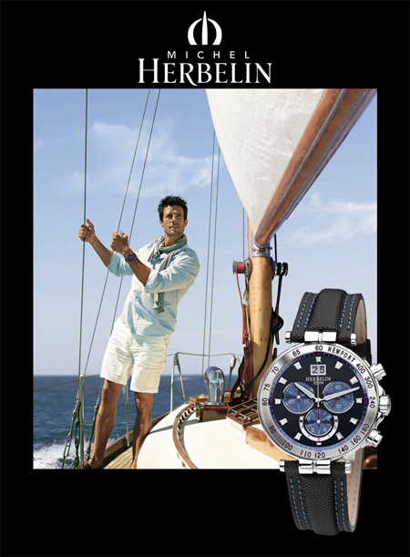 Michel Herbelin 36695-B65.SM Newport Yacht Club Chronograph  .