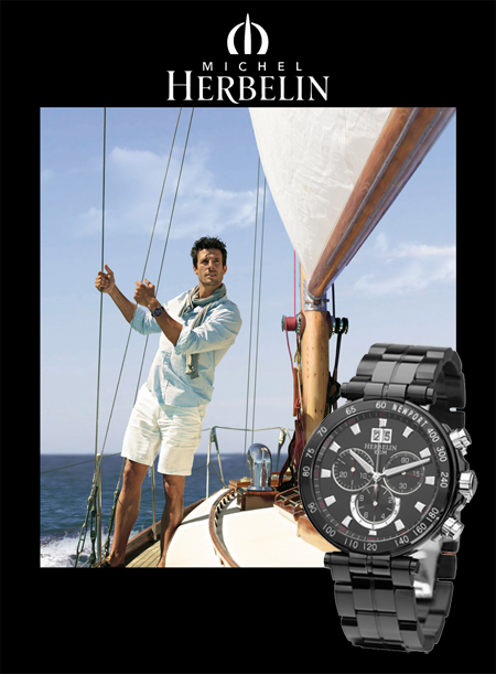 Michel Herbelin 36695/BN14.SM Newport Yacht Club Chronograph  .