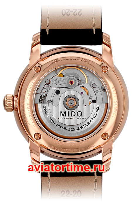 Мужские швейцарские часы Mido M8600.3.13.4 Baroncelli. Имидж №1