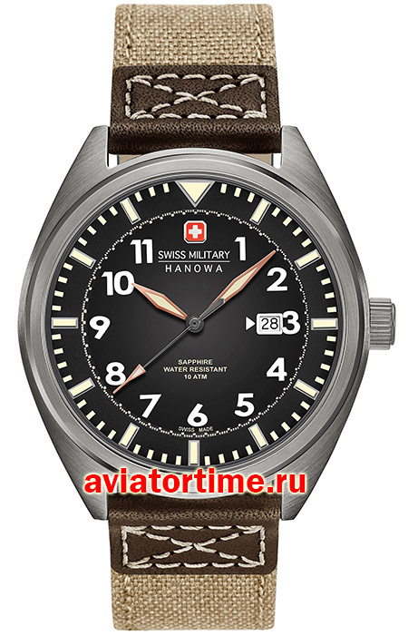    Swiss Military Hanova 06-4258.30.007.02 Airborne ()