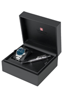 Швейцарские часы Swiss Military Hanowa 06-8010.04.003 с корбкой Swiss Recruit Gift Set