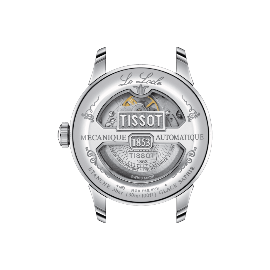 Часы Tissot T006.407.11.043.00 Задняя крышка.