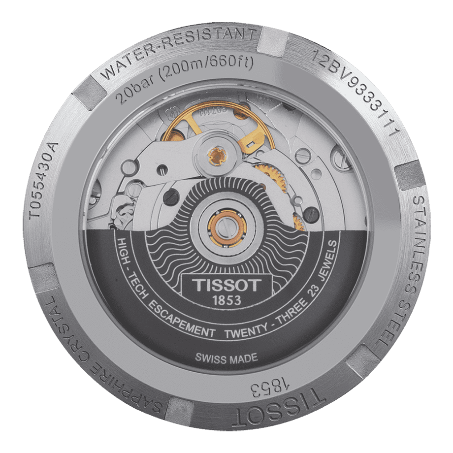 Часы Tissot T055.430.16.057.00 Задняя крышка.