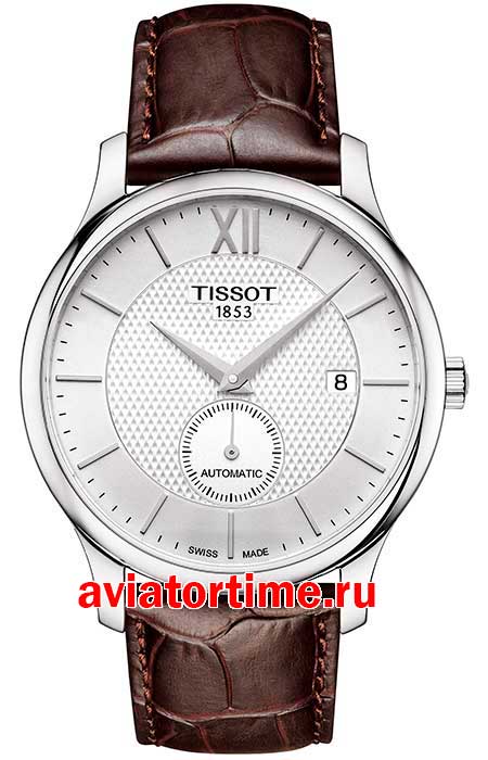 Мужские швейцарские часы Tissot T063.428.16.038.00 TRADITION AUTOMATIC SMALL SECOND