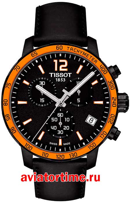 Tissot T095.417.36.057.01 – Orologio Uomo Cronografo Quarzo – Pelle – Swiss Made