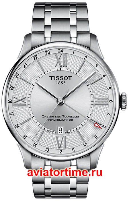    Tissot T099.429.11.038.00 T-CLASSIC CHEMIN DES TOURELLES POWERMATIC 80 GMT