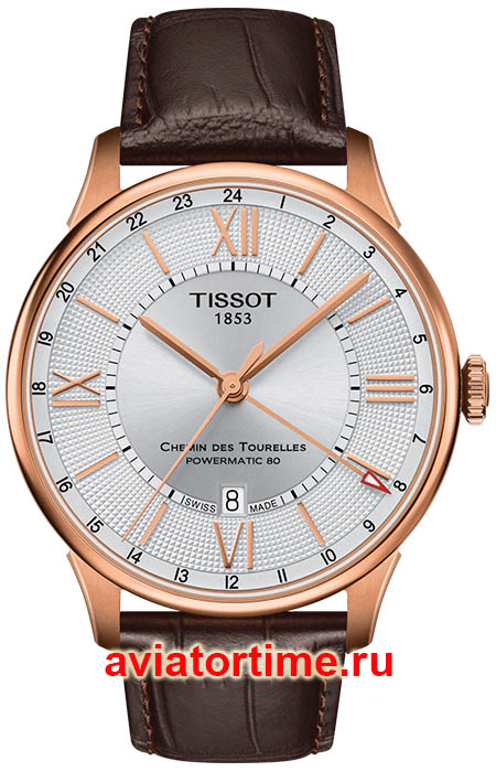    Tissot T099.429.36.038.00 T-CLASSIC CHEMIN DES TOURELLES POWERMATIC 80 GMT
